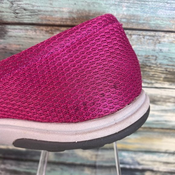 Eddie Bauer Pink Slip On Loafers Shoe Womens 9.5M Round Toe Walking Casual Flats - Picture 12 of 13